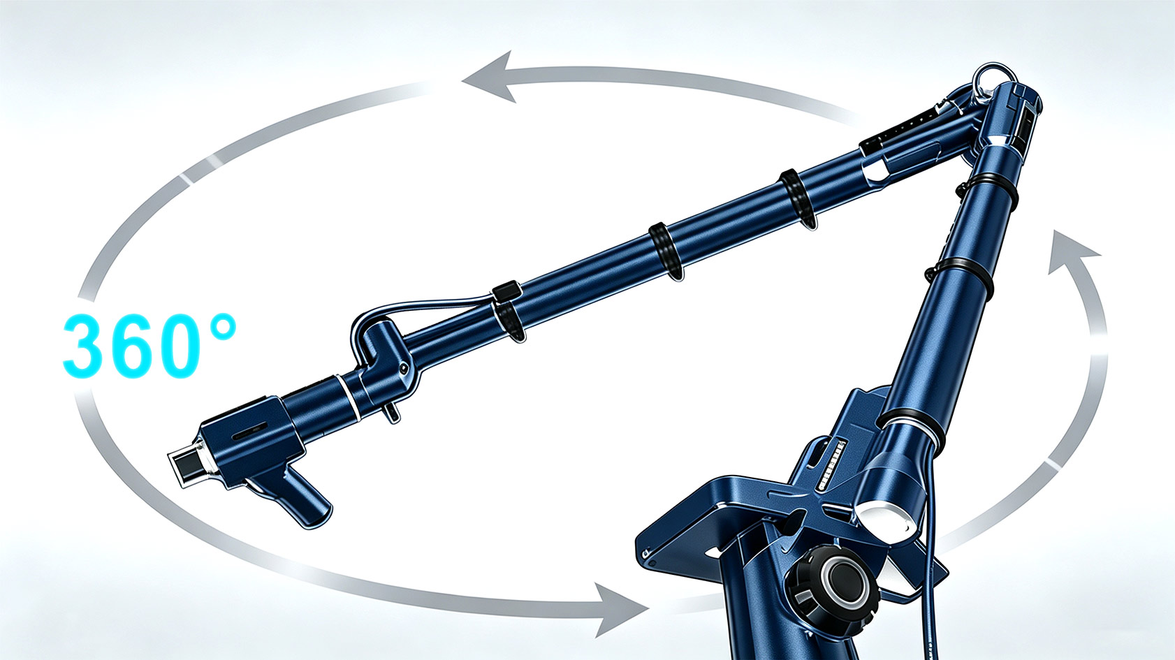 360-degree articulated light-guiding arm for fractional CO2 laser machine