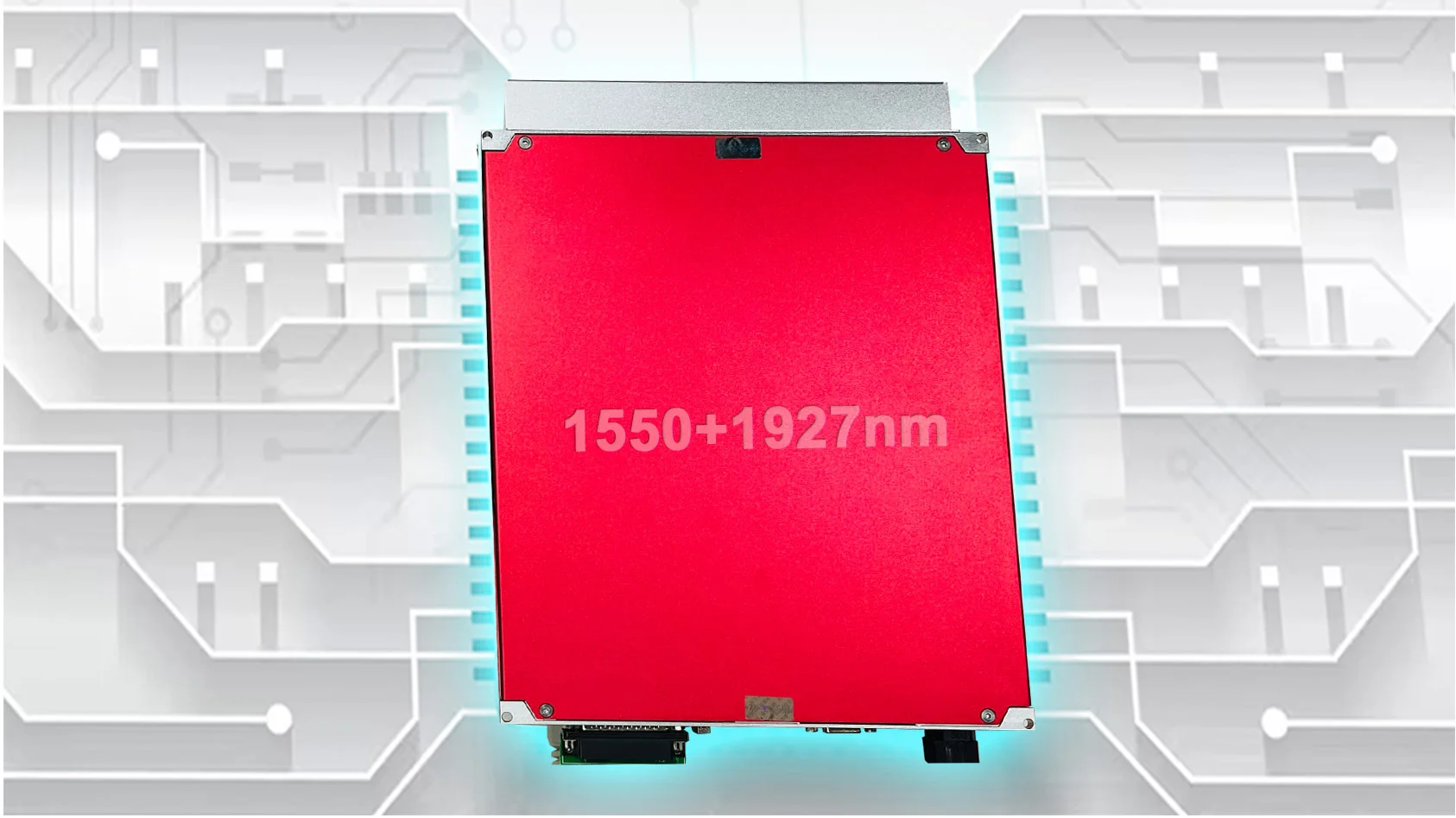 Red 1550nm and 1927nm dual-wavelength laser module