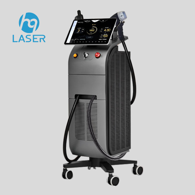 Black 2-in-1 diode and YAG laser machine with touchscreen
