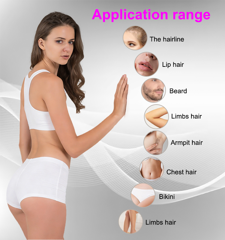Diode Laser Hair Removal Application Range
